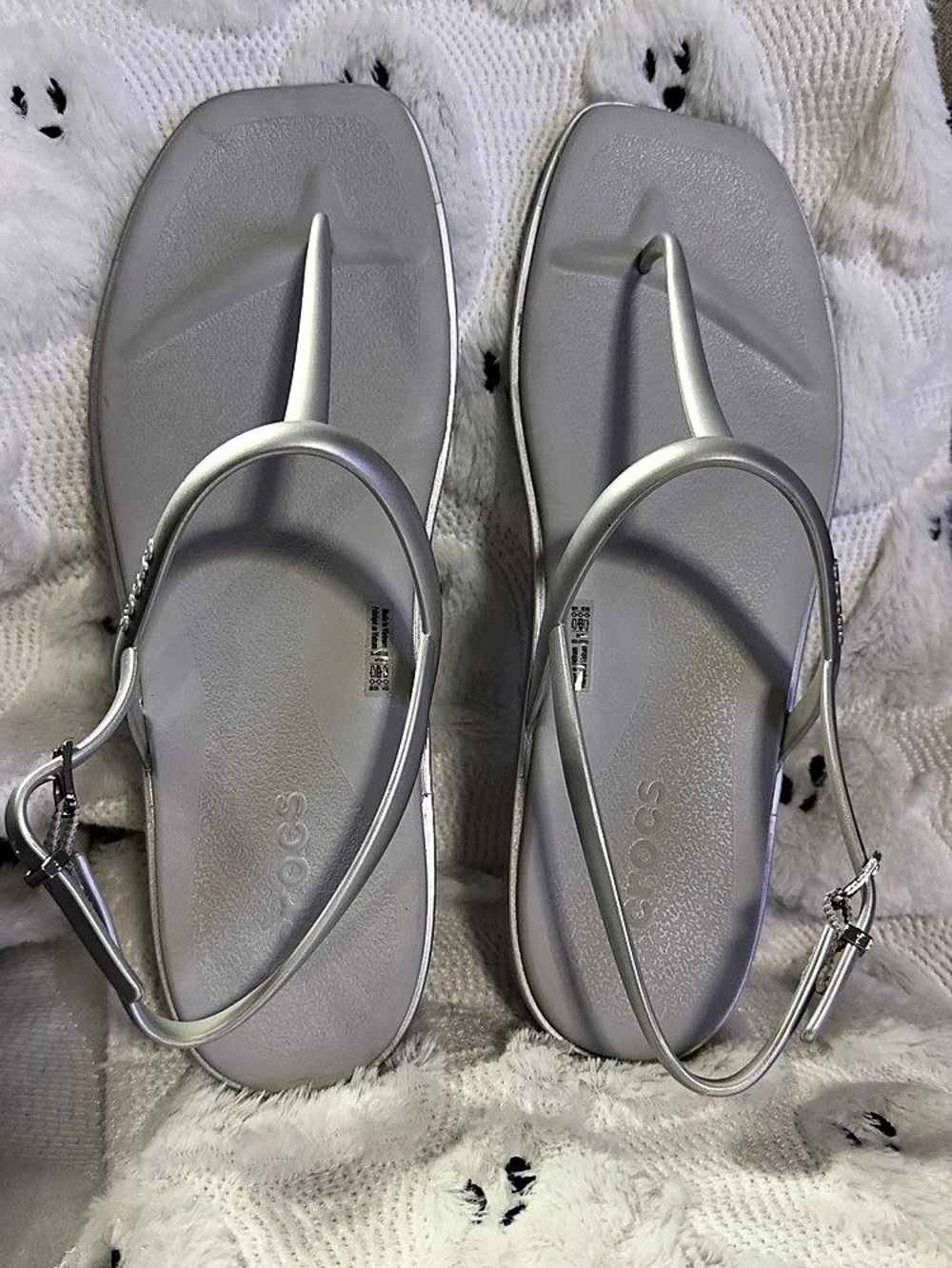 Crocs Miami Ankle Strap Sandal Women's Gray US 10
